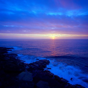 New Year's Eve, sunrise ca. 7:10 a.m., Koko Head Lookout, Honolulu, 12/31/12. Hassy 903SWC, Portra 160, Longs Moiliili develop, Nikon 9000ED Coolscan. 